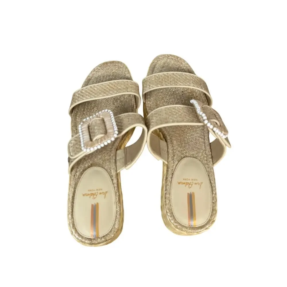 Sam Edelman Chase Espadrille Wedge Platform Sandal Buckle Size 9 - Picture 2 of 9